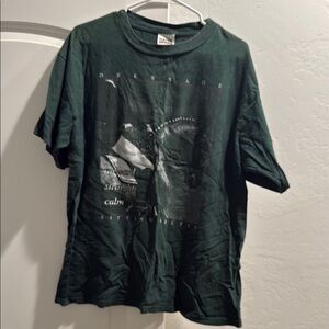 Tultex Green Short Sleeve Tee Casual